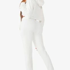 Brand new 👏 WOMENS TRACK SETS NICKI HOODIE SET - WHITE 👍 11 WOMENS TRACK SETS NICKI HOODIE SET - WHITE