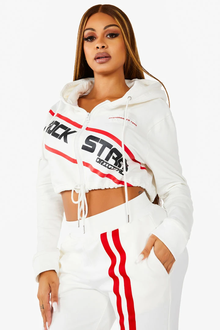 Brand new 👏 WOMENS TRACK SETS NICKI HOODIE SET - WHITE 👍 5 WOMENS TRACK SETS NICKI HOODIE SET - WHITE