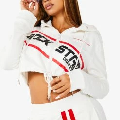 Brand new 👏 WOMENS TRACK SETS NICKI HOODIE SET - WHITE 👍 16 WOMENS TRACK SETS NICKI HOODIE SET - WHITE
