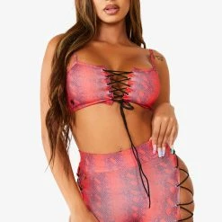 WOMENS ACTIVEWEAR KAYLEE ACTIVE SET - RED