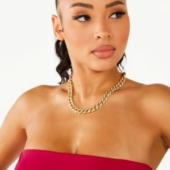 WOMENS ROMPERS & JUMPSUITS QUEENIE ROMPER - RED