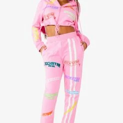 WOMENS TRACK SETS SHAYNA TRACKSET - PINK