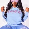 WOMENS HOODIES & SWEATSHIRTS Best Seller CHER HOODIE-BLUE