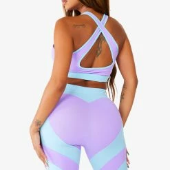 WOMENS ACTIVE SHORT SETS BIANCA ACTIVE BIKER SET - BLUE