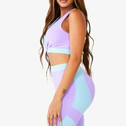 WOMENS ACTIVE SHORT SETS BIANCA ACTIVE BIKER SET - BLUE