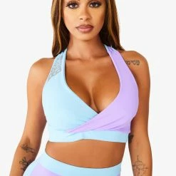 WOMENS ACTIVE SHORT SETS BIANCA ACTIVE BIKER SET - BLUE