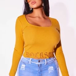 WOMENS TOPS DAVINA SHIRT-GOLD Best Seller