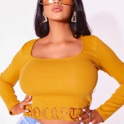 WOMENS TOPS DAVINA SHIRT-GOLD Best Seller