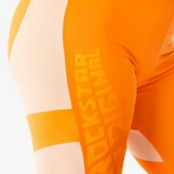WOMENS ACTIVE SHORT SETS BIANCA ACTIVE BIKER SET - ORANGE