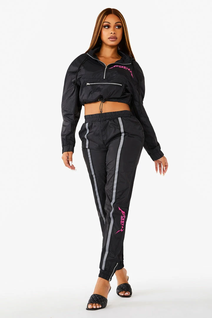 Budget ✔️ WOMENS TRACK SETS MAYA TRACKSET - BLACK 👏 5 WOMENS TRACK SETS MAYA TRACKSET - BLACK