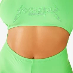 WOMENS ROMPERS & JUMPSUITS LEAH ROMPER - GREEN