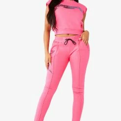 WOMENS TRACK SETS NISIA TRACK SET - PINK