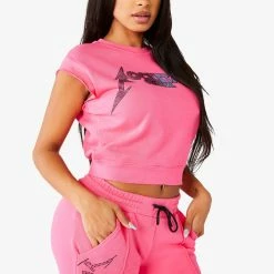 WOMENS TRACK SETS NISIA TRACK SET - PINK