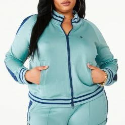 WOMENS SHORT SETS GIGI SHORT SET - TEAL/NAVY