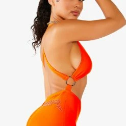 WOMENS ROMPERS & JUMPSUITS LEAH ROMPER - ORANGE Best Seller