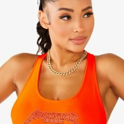 WOMENS ROMPERS & JUMPSUITS LEAH ROMPER - ORANGE Best Seller