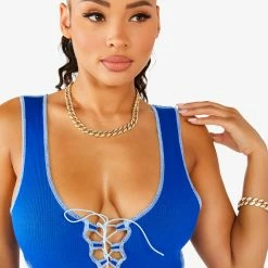 WOMENS ROMPERS & JUMPSUITS Best Seller ALYSSA ROMPER - ROYAL BLUE