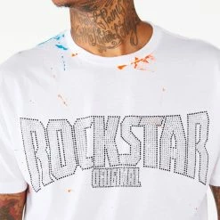 MENS SHORT SETS Track Sets RANDALL CRYSTAL LIGHTING SHORT SET-WHITE