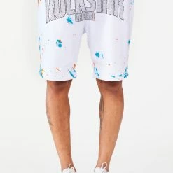 MENS SHORT SETS Track Sets RANDALL CRYSTAL LIGHTING SHORT SET-WHITE