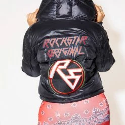 WOMENS OUTERWEAR LUCY PUFFER JACKET - BLACK