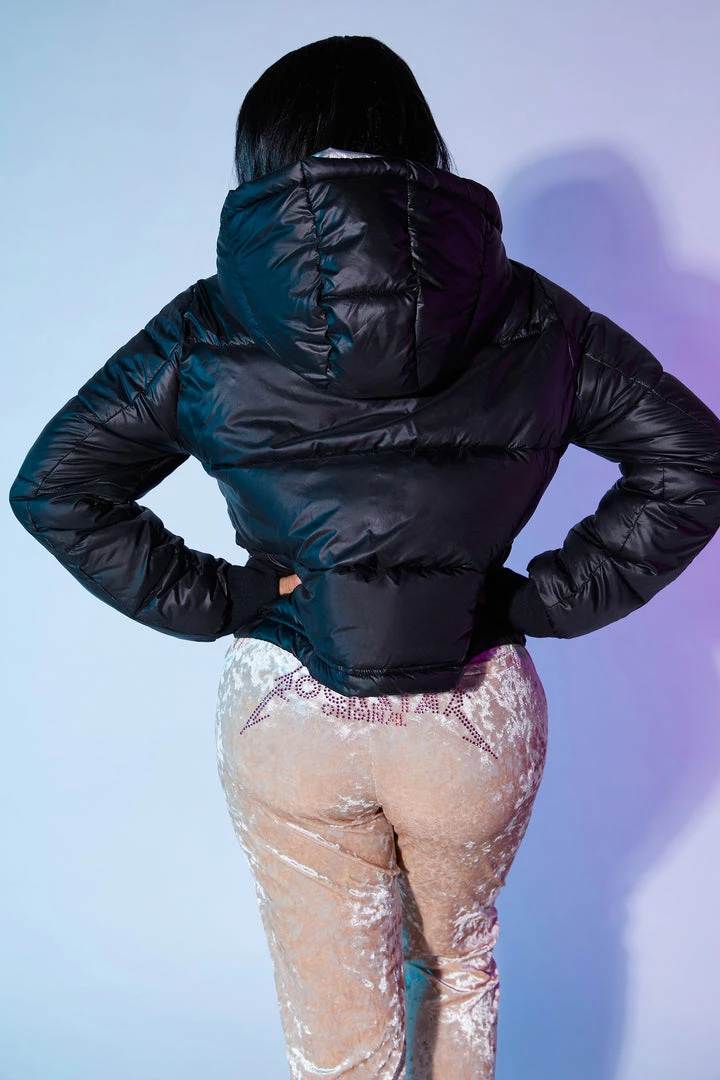 Buy โ๏ธ WOMENS OUTERWEAR Best Seller ROSE PUFFER JACKET - BLACK ๐งจ 5 WOMENS OUTERWEAR Best Seller ROSE PUFFER JACKET - BLACK