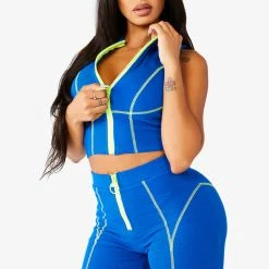 WOMENS ACTIVE SHORT SETS SAKURA SHORT SET - BLUE