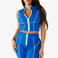 WOMENS ACTIVE SHORT SETS SAKURA SHORT SET - BLUE