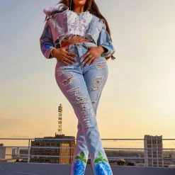 WOMENS JEANS Best Seller FLORA SKINNY JEAN-LIGHT WASH