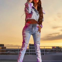 WOMENS JEANS CHARLIZE SKINNY JEAN-LIGHT WASH Best Seller