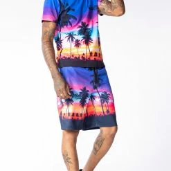 MENS SHORT SETS Farley Short Set (Blue) Track Sets