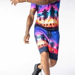 MENS SHORT SETS Farley Short Set (Blue) Track Sets