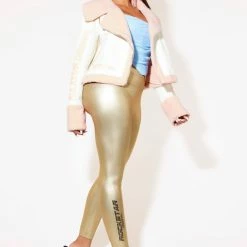 WOMENS PANTS MEG LEGGINGS - GOLD