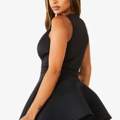 WOMENS DRESSES ROBIN DRESS - BLACK