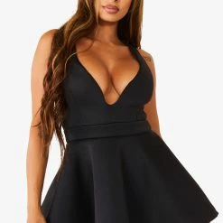 WOMENS DRESSES ROBIN DRESS - BLACK