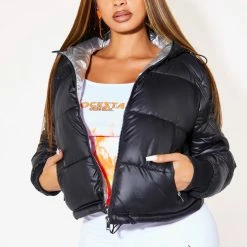 WOMENS OUTERWEAR Best Seller DARA PUFFER JACKET - BLACK