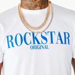 MENS TEES Tops OCTAVIO PRINTED T-SHIRT- WHITE