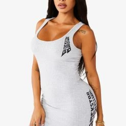 WOMENS DRESSES Best Seller ADDISON DRESS - HEATHER GREY