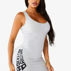 WOMENS DRESSES Best Seller ADDISON DRESS - HEATHER GREY