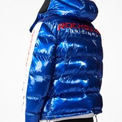 MENS OUTERWEAR Jackets & Outerwear Metallic Royal Blue Alasia Puffer Jacket