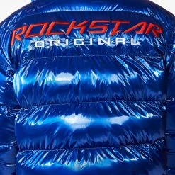 MENS OUTERWEAR Jackets & Outerwear Metallic Royal Blue Alasia Puffer Jacket