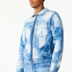 Best Pirce ✔️ MENS DENIM JACKETS KENNY JACKET-MEDIUM WASH 🥰 16 MENS DENIM JACKETS KENNY JACKET-MEDIUM WASH