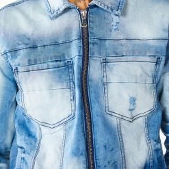 Best Pirce ✔️ MENS DENIM JACKETS KENNY JACKET-MEDIUM WASH 🥰 11 MENS DENIM JACKETS KENNY JACKET-MEDIUM WASH