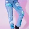 WOMENS JEANS RUBI ROSE FETTI JEAN - BLUE