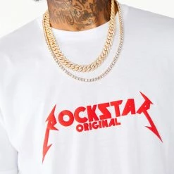 Hot Sale ❤️ MENS TEES DIOGO PRINTED T-SHIRT- WHITE 😀 10 MENS TEES DIOGO PRINTED T-SHIRT- WHITE