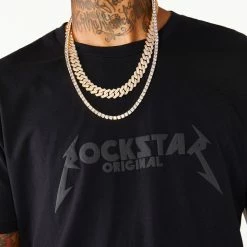 MENS TEES DIOGO PRINTED T-SHIRT- BLACK