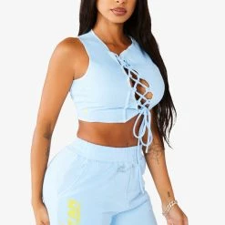 WOMENS DRESSES Best Seller KIRIA TRACK SET - BABY BLUE