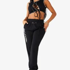 WOMENS DRESSES KIRIA TRACK SET - BLACK Best Seller