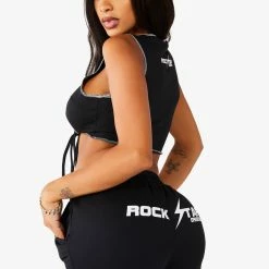 WOMENS DRESSES KIRIA TRACK SET - BLACK Best Seller