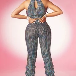 WOMENS DRESSES Best Seller REMI MATCHING PANT SET-BLACK