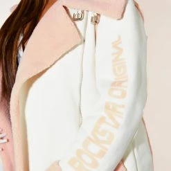 WOMENS JACKETS CHARLOTTE JACKET - CREAM/PINK